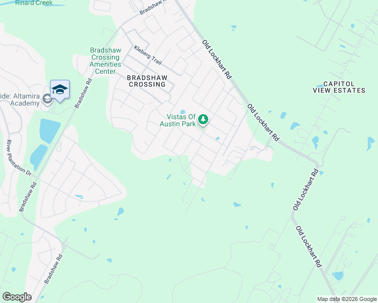map of restaurants, bars, coffee shops, grocery stores, and more near 10720 Jameson Drive in Austin
