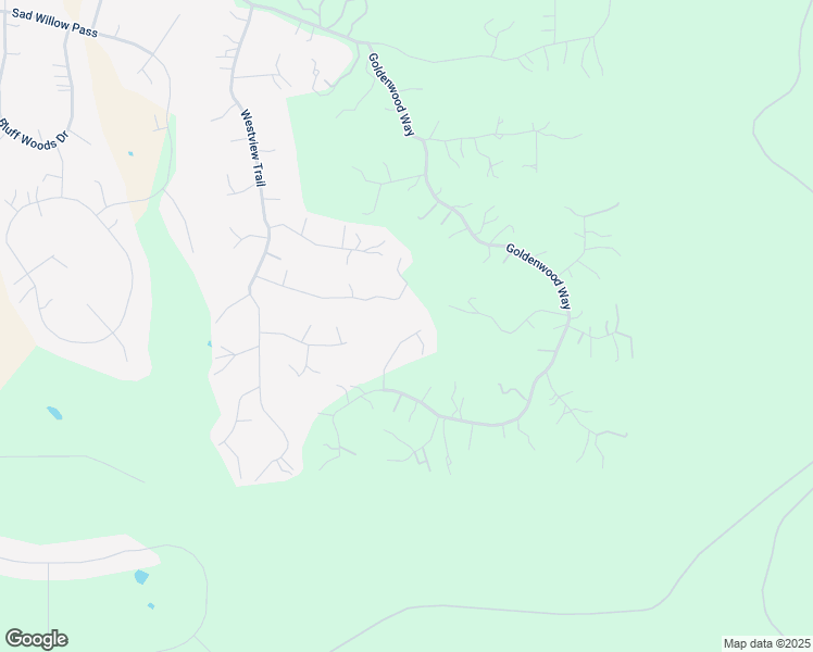 map of restaurants, bars, coffee shops, grocery stores, and more near 16701 Post Oak Glen in Austin
