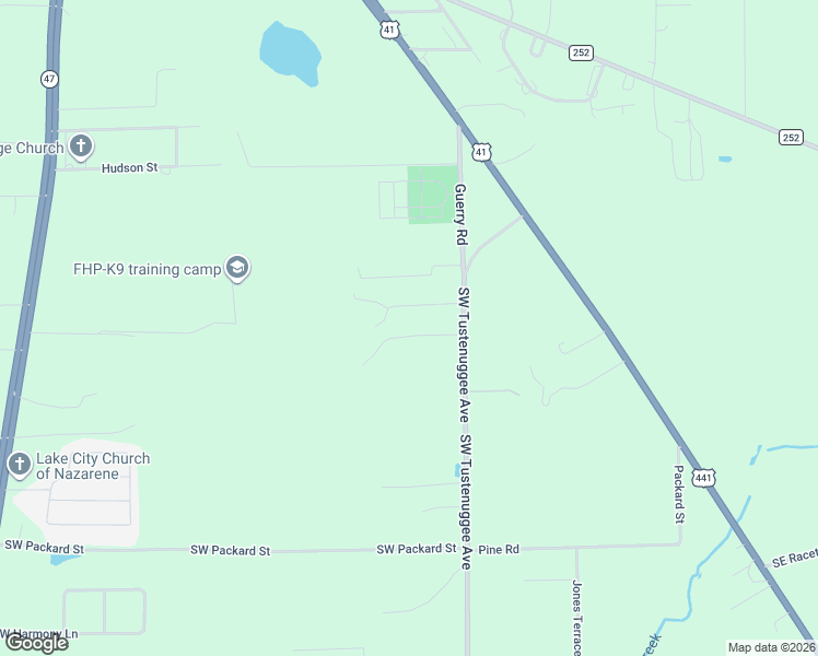 map of restaurants, bars, coffee shops, grocery stores, and more near 322 Foster Road in Lake City
