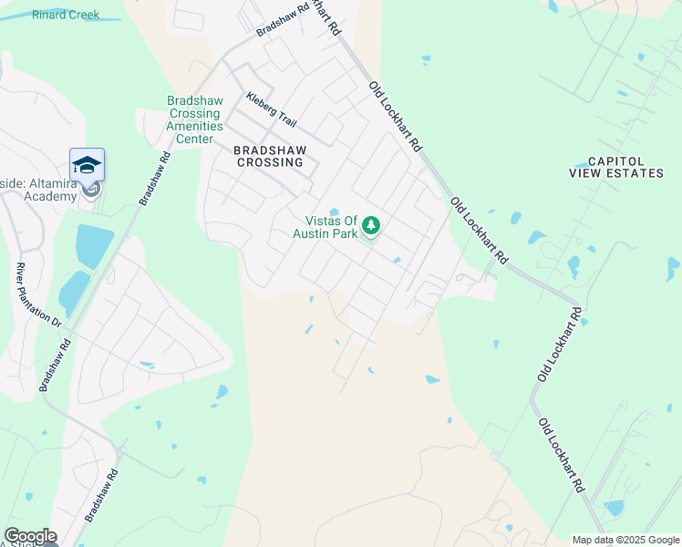 map of restaurants, bars, coffee shops, grocery stores, and more near 10720 Jameson Drive in Austin