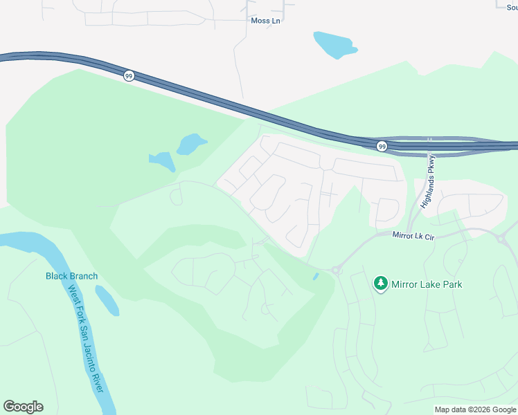map of restaurants, bars, coffee shops, grocery stores, and more near Grand Parkway in Spring