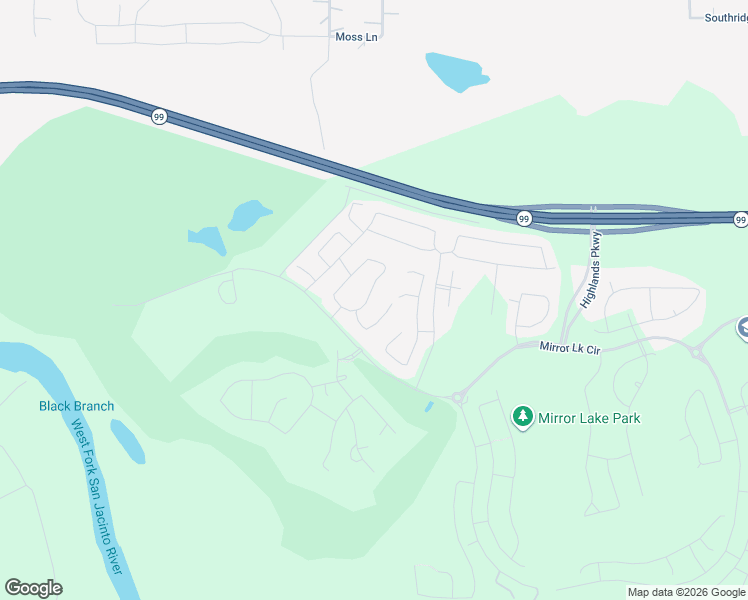 map of restaurants, bars, coffee shops, grocery stores, and more near Grand Parkway in Spring