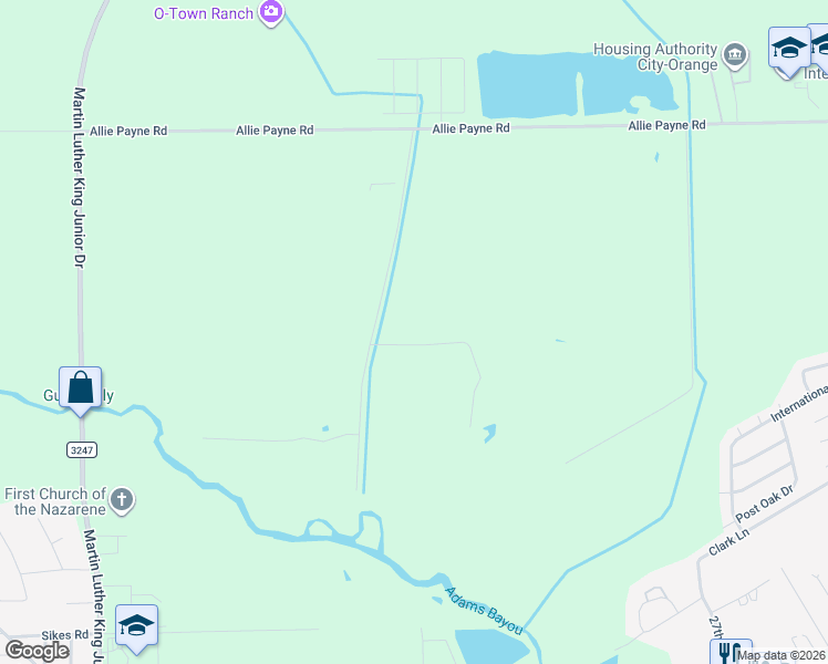 map of restaurants, bars, coffee shops, grocery stores, and more near 4888 White Oak Rd in Orange