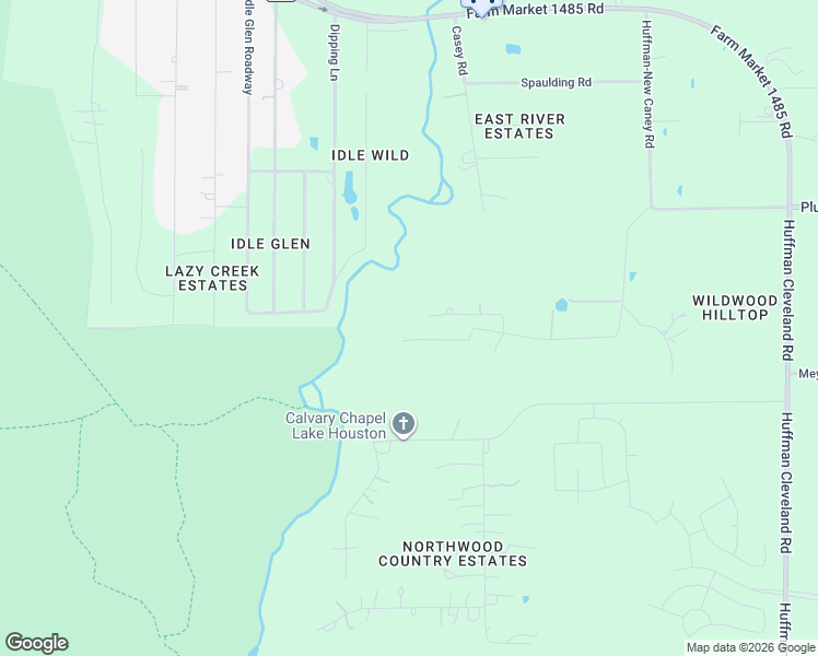 map of restaurants, bars, coffee shops, grocery stores, and more near 31517 Bohlssen Road in New Caney