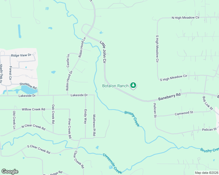 map of restaurants, bars, coffee shops, grocery stores, and more near 24491 Little John Circle in Hockley