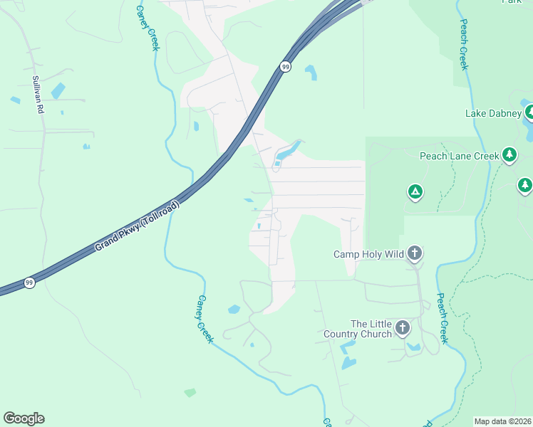 map of restaurants, bars, coffee shops, grocery stores, and more near 25030 Twin Oaks Drive in New Caney