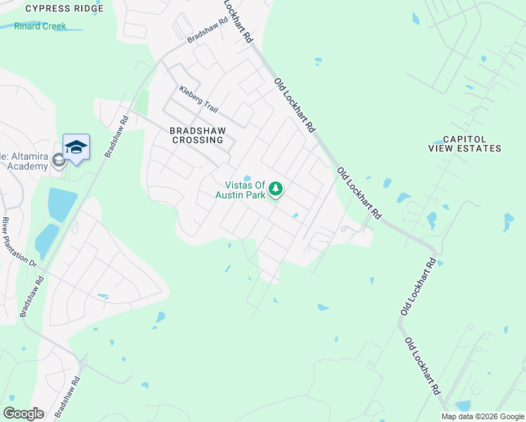 map of restaurants, bars, coffee shops, grocery stores, and more near 6233 Mary Lewis Drive in Austin
