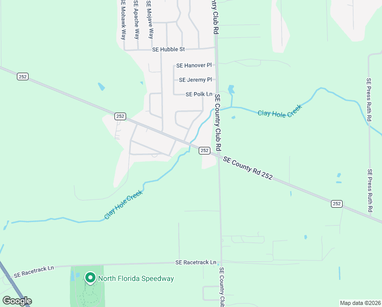 map of restaurants, bars, coffee shops, grocery stores, and more near 2104 Southeast County Road 252 in Lake City