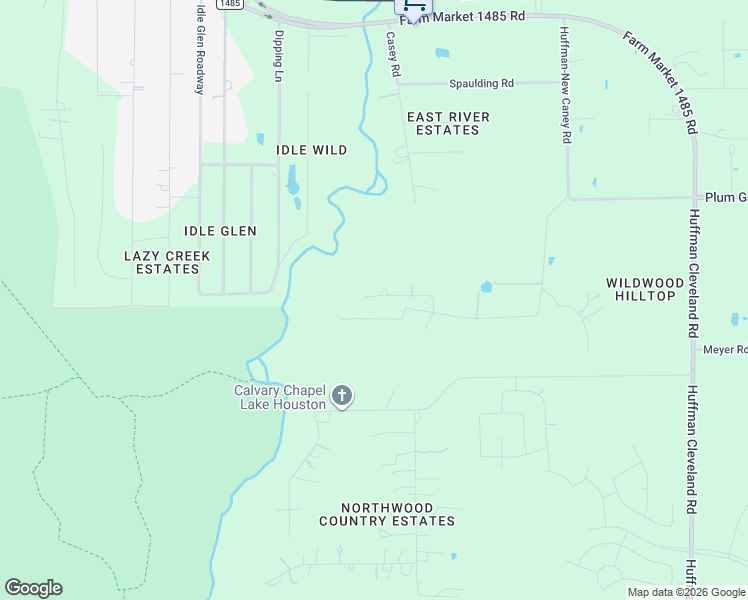 map of restaurants, bars, coffee shops, grocery stores, and more near 31517 Bohlssen Road in New Caney