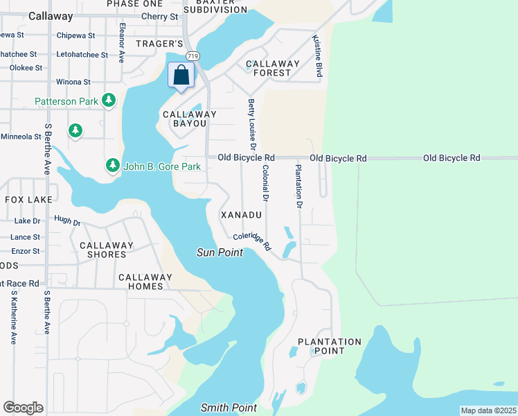 map of restaurants, bars, coffee shops, grocery stores, and more near 620 Colonial Drive in Panama City