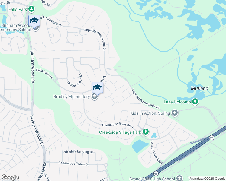 map of restaurants, bars, coffee shops, grocery stores, and more near 31026 Harvest Meadow Lane in Spring