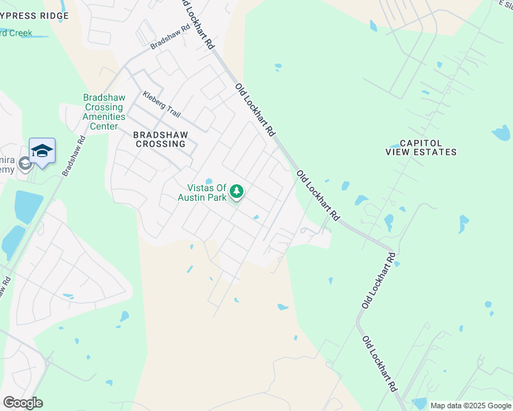 map of restaurants, bars, coffee shops, grocery stores, and more near 6401 Andes Peak Trail in Austin