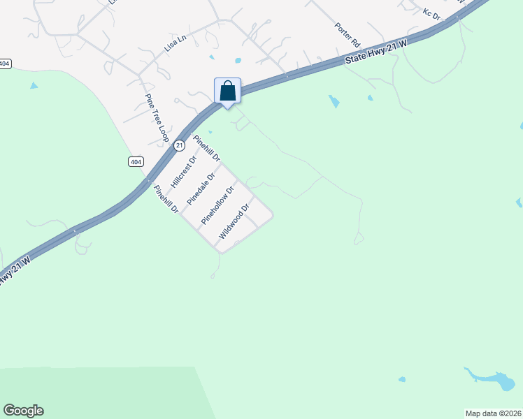 map of restaurants, bars, coffee shops, grocery stores, and more near 219 Pinehill Drive in Bastrop
