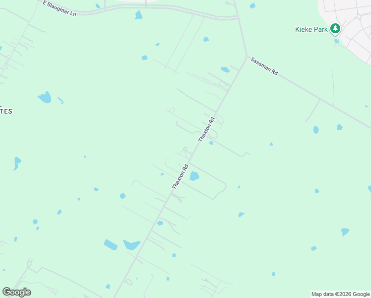 map of restaurants, bars, coffee shops, grocery stores, and more near 9703 Thaxton Road in Austin