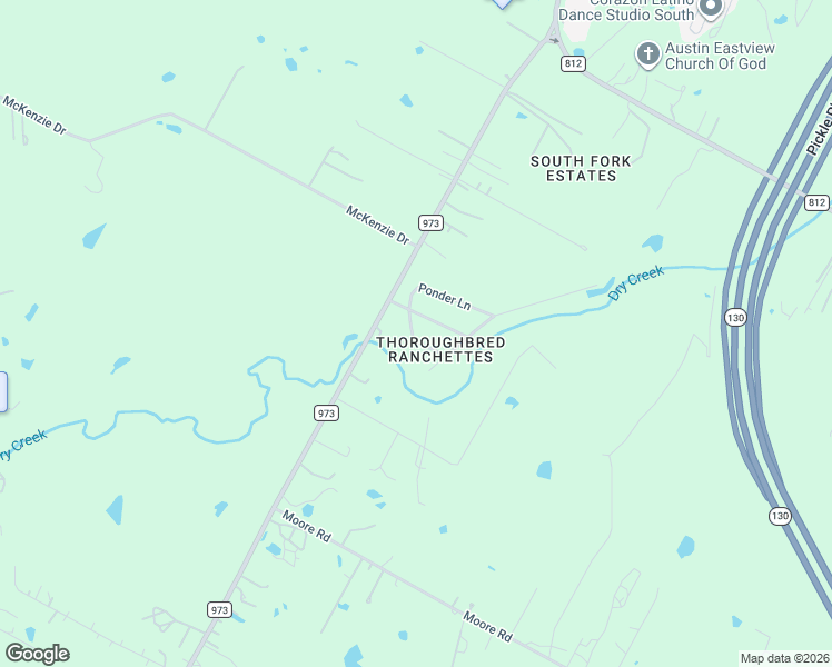 map of restaurants, bars, coffee shops, grocery stores, and more near 10511 Ruidosa Street in Austin