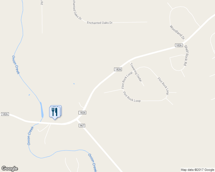 map of restaurants, bars, coffee shops, grocery stores, and more near 226 Southern Sunset Cove in Driftwood