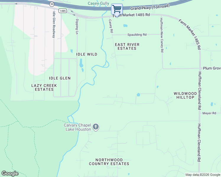 map of restaurants, bars, coffee shops, grocery stores, and more near 31575 Bohlssen Road in New Caney