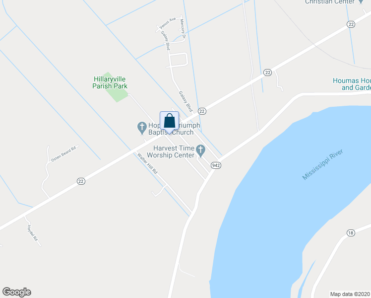 map of restaurants, bars, coffee shops, grocery stores, and more near 4489 Jenkins Road in Darrow