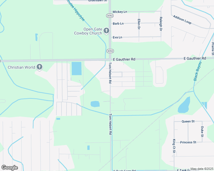 map of restaurants, bars, coffee shops, grocery stores, and more near 7004 Tom Hebert Road in Lake Charles