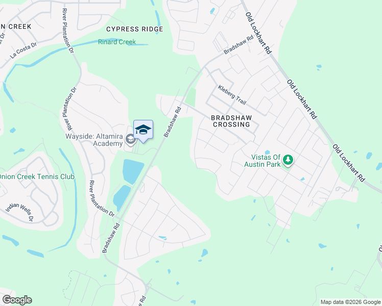 map of restaurants, bars, coffee shops, grocery stores, and more near 10808 Dimitrios Drive in Austin