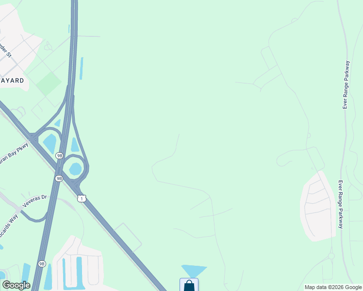 map of restaurants, bars, coffee shops, grocery stores, and more near 13319-13529 Philips Highway in Jacksonville