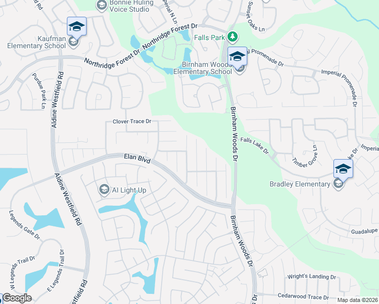 map of restaurants, bars, coffee shops, grocery stores, and more near 30727 Academy Trace Drive in Spring