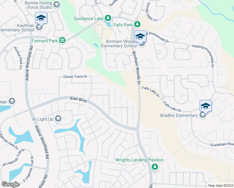 map of restaurants, bars, coffee shops, grocery stores, and more near 30802 Gardenia Trace Drive in Spring