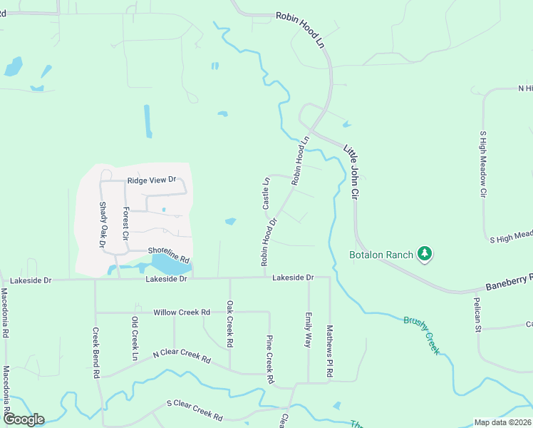map of restaurants, bars, coffee shops, grocery stores, and more near 24999 Robin Hood Lane in Hockley