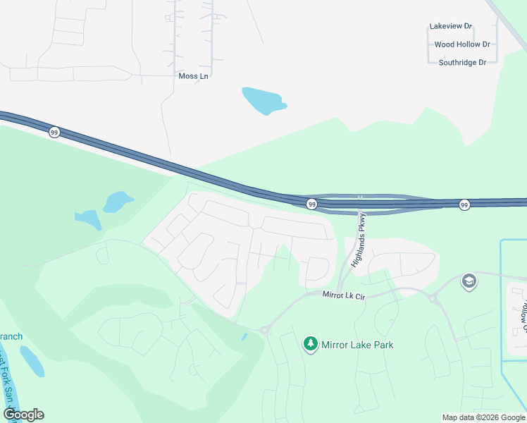 map of restaurants, bars, coffee shops, grocery stores, and more near Grand Parkway in Spring