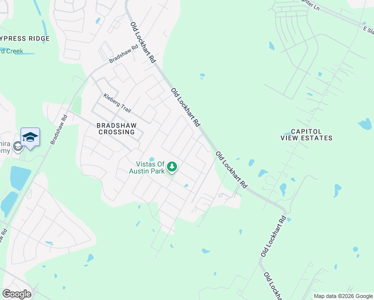 map of restaurants, bars, coffee shops, grocery stores, and more near 10301 Bankhead Drive in Austin