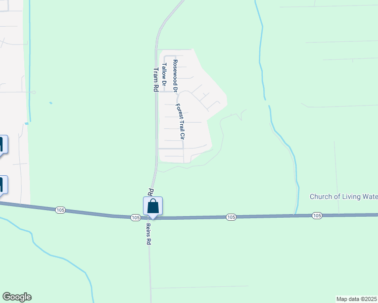 map of restaurants, bars, coffee shops, grocery stores, and more near 12865 Tan Oak Lane in Beaumont
