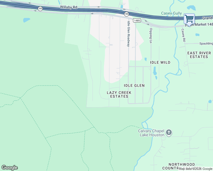 map of restaurants, bars, coffee shops, grocery stores, and more near 20954 Pin Oak Road in New Caney