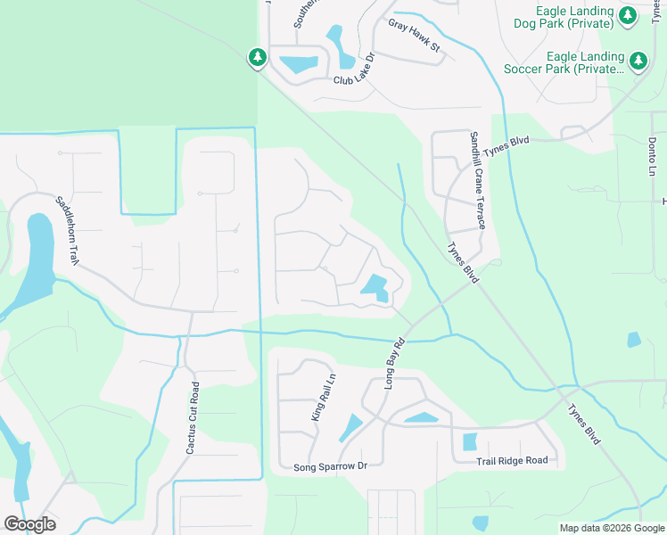 map of restaurants, bars, coffee shops, grocery stores, and more near 4255 Great Egret Way in Middleburg