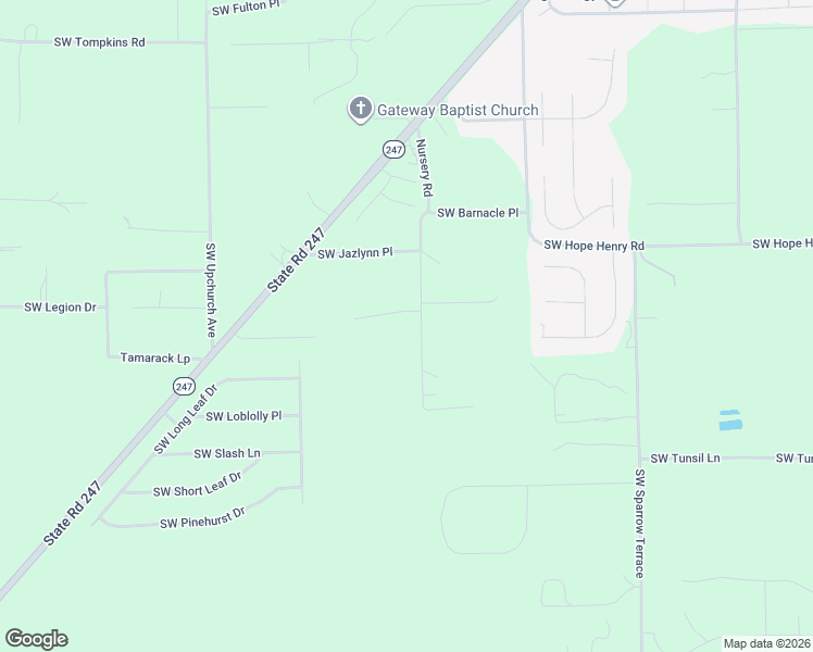 map of restaurants, bars, coffee shops, grocery stores, and more near 588 Nursery Road in Lake City