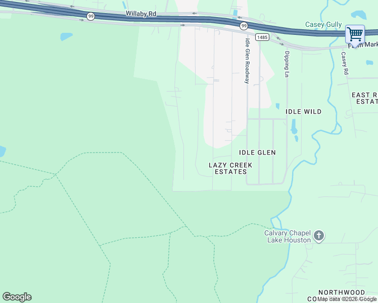 map of restaurants, bars, coffee shops, grocery stores, and more near 20954 Pin Oak Road in New Caney