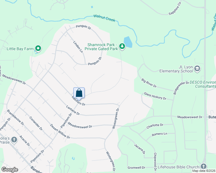map of restaurants, bars, coffee shops, grocery stores, and more near 25403 Pipestem Drive in Magnolia
