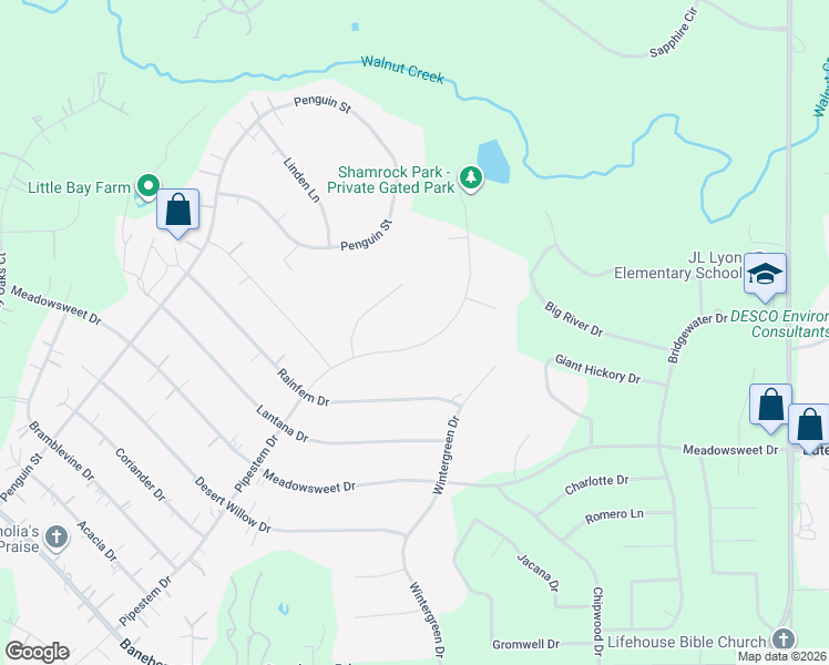 map of restaurants, bars, coffee shops, grocery stores, and more near 25403 Pipestem Dr in Magnolia