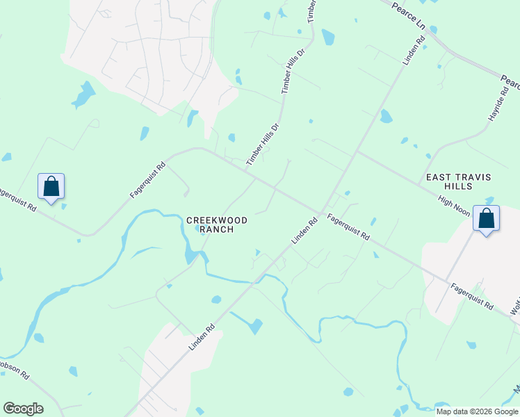 map of restaurants, bars, coffee shops, grocery stores, and more near 16107 Fagerquist Road in Travis County
