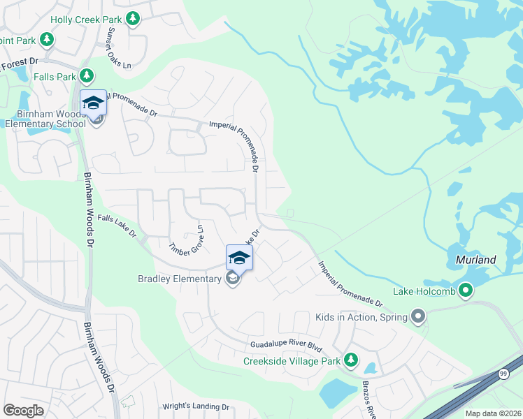 map of restaurants, bars, coffee shops, grocery stores, and more near 31308 New Forest Park Lane in Spring