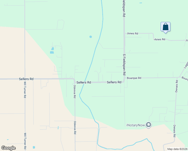 map of restaurants, bars, coffee shops, grocery stores, and more near 222 Sellers Road in Duson