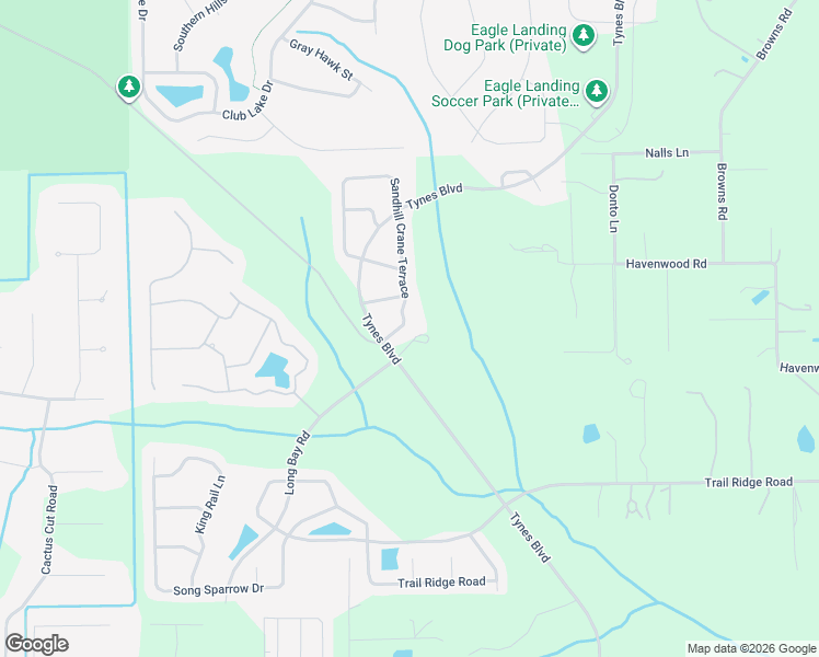map of restaurants, bars, coffee shops, grocery stores, and more near 4247 Sandhill Crane Terrace in Middleburg