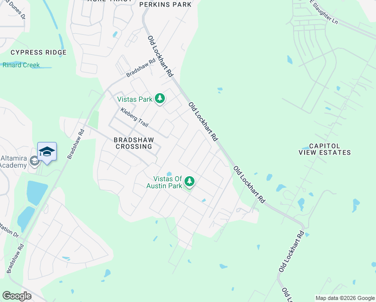 map of restaurants, bars, coffee shops, grocery stores, and more near 10321 Forest Grove Drive in Austin