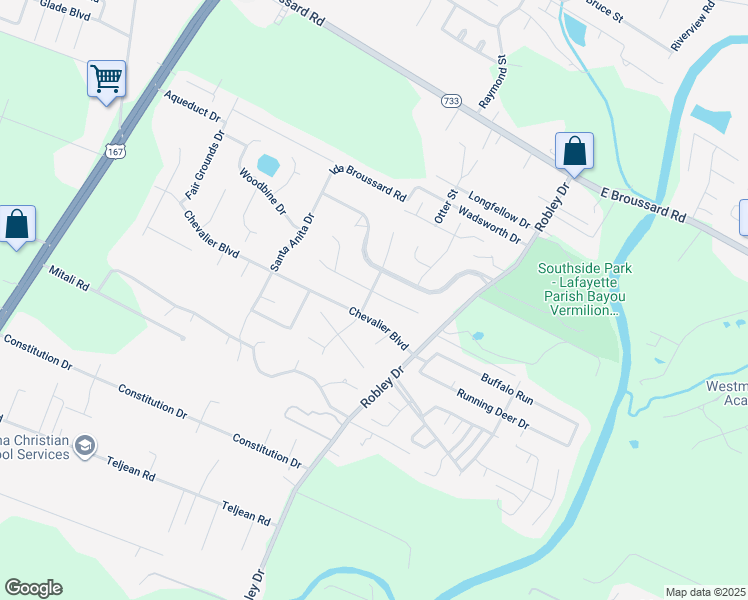 map of restaurants, bars, coffee shops, grocery stores, and more near 115 Hermitage Avenue in Lafayette