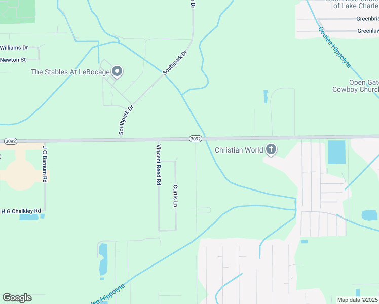 map of restaurants, bars, coffee shops, grocery stores, and more near 6901-7007 Greathouse Rd in Lake Charles