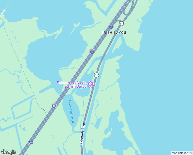 map of restaurants, bars, coffee shops, grocery stores, and more near 3337 U.S. 11 in New Orleans