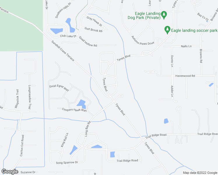 map of restaurants, bars, coffee shops, grocery stores, and more near 3971 White Pelican Way in Middleburg