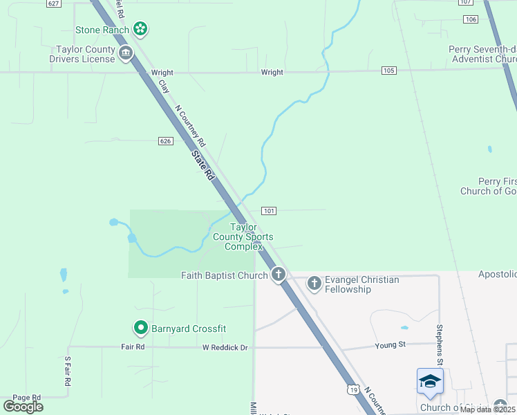 map of restaurants, bars, coffee shops, grocery stores, and more near 1992 Wt Grubbs Road in Perry