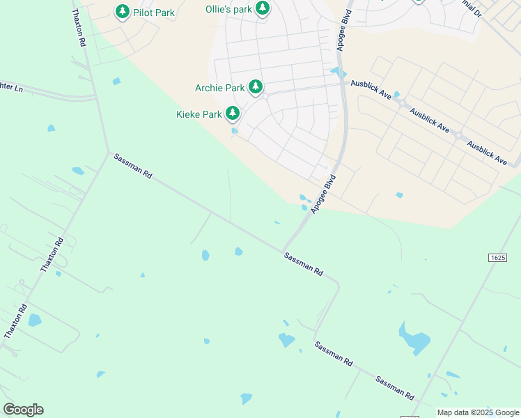 map of restaurants, bars, coffee shops, grocery stores, and more near 8100 Sassman Road in Austin