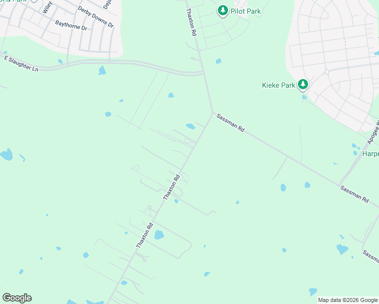 map of restaurants, bars, coffee shops, grocery stores, and more near 9212 Thaxton Road in Austin