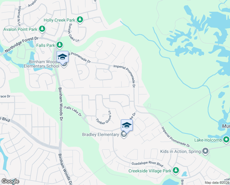 map of restaurants, bars, coffee shops, grocery stores, and more near 3833 Enchanted Timbers Lane in Spring